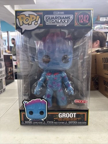 Funko Pop! 10 in: Marvel - Groot - Target (Exclusive) #1242 Blacklight