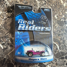 Hot Wheels Real Riders Meyers Manx 1:64 Diecast Car Purple Unopened Box