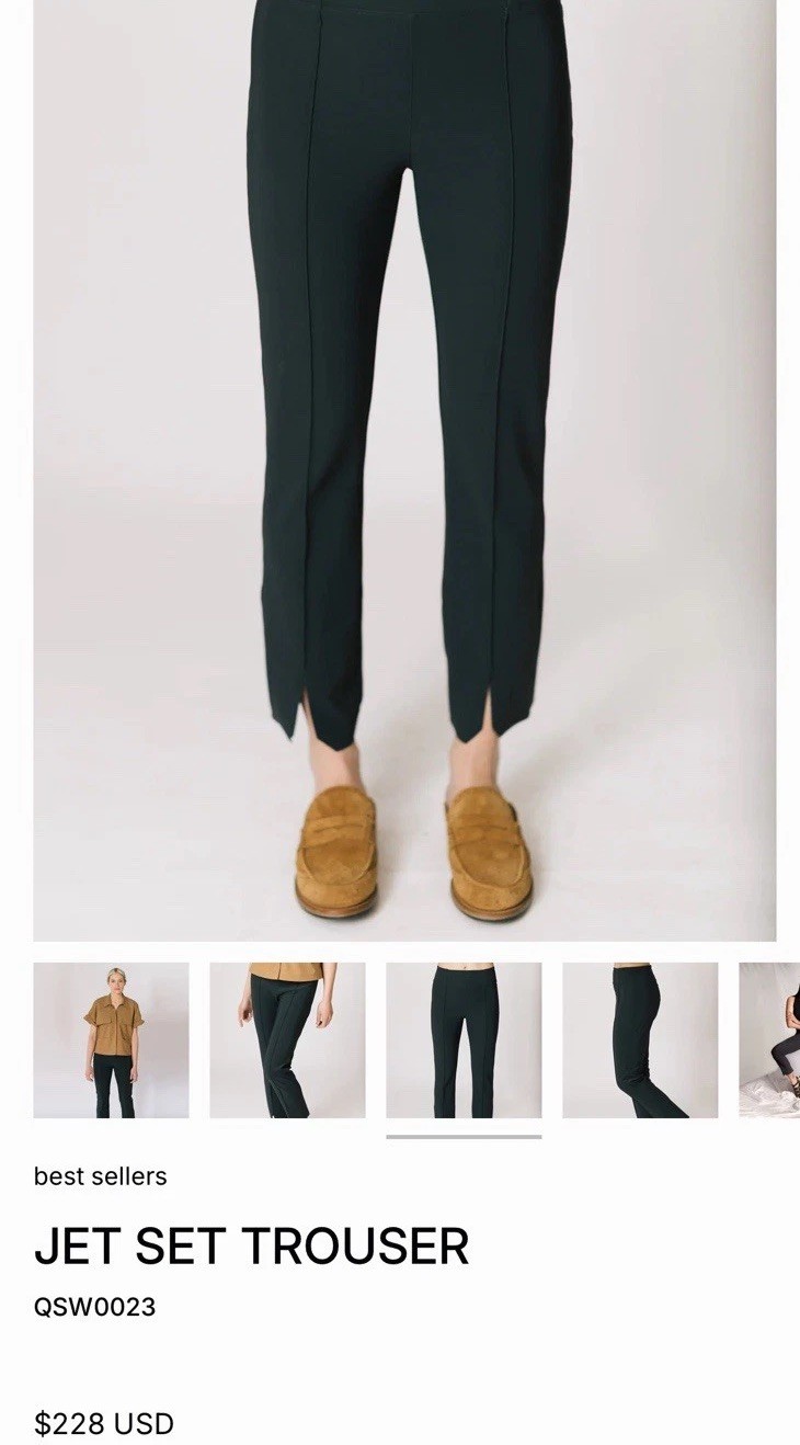 Epoque Evolution Jet Set Trouser Pants Womens 4 B… - image 2