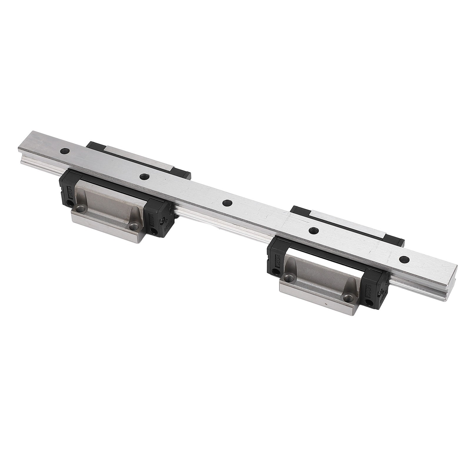 Linear Sliding Guideway with 2PCS HGW20CC Blocks 300mm Bearing Steel Linear