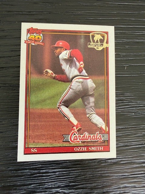 1991 Topps Desert Shield #130 Cardinals Ozzie Smith MT