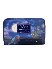 Cartera Loungefly Disney La Sirenita Ariel Fuegos Artificiales Cremallera Alrededor Cartera