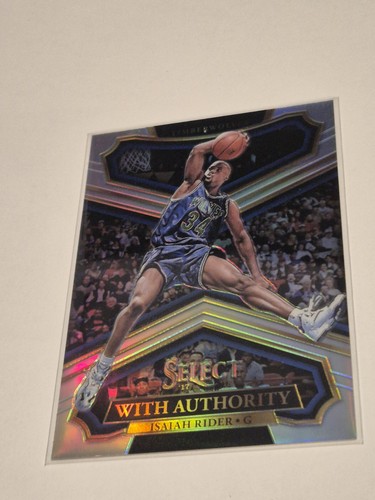 2017-18 Panini Select "With Authority" insert - Isaiah Rider #WA-4 Timberwolves - Picture 2 of 3