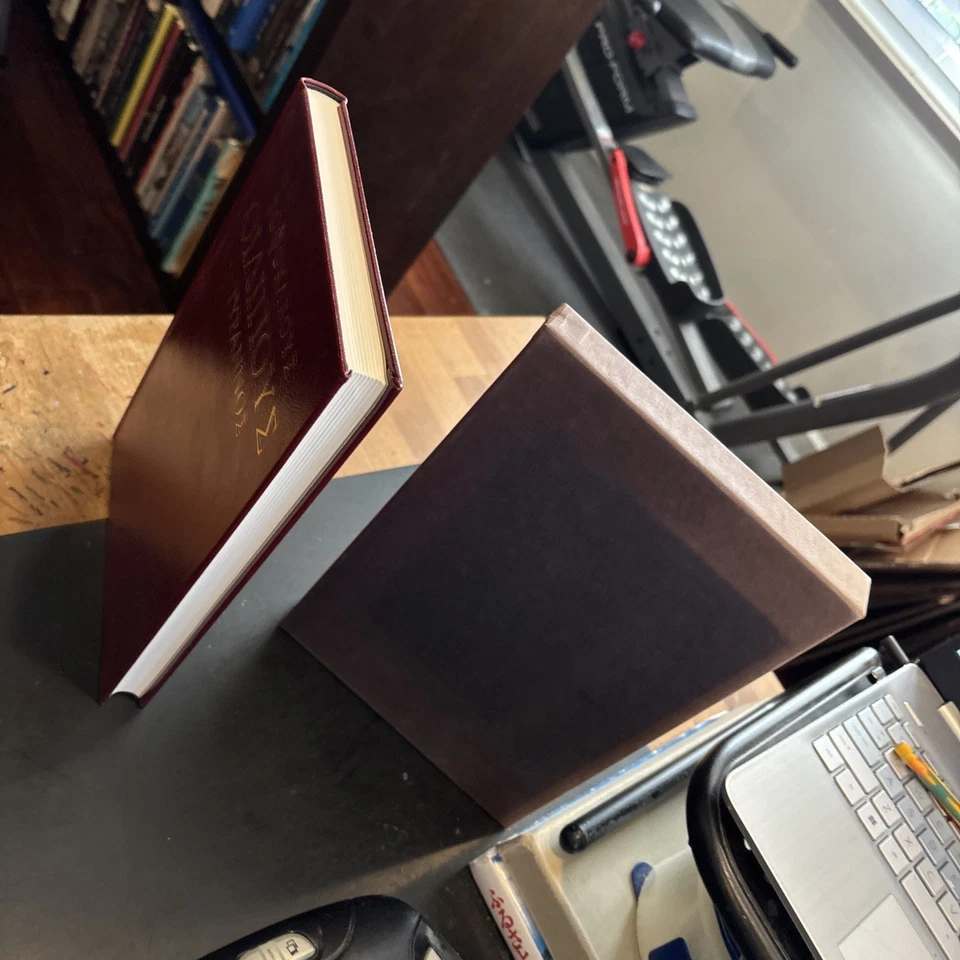 OEDIPUS THE KING : SOPHOCLES Greek Play Heritage Leather HC Slipcase Sandglass - Image 2 of 4