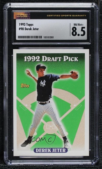 1993 Topps Derek Jeter #98 CSG 8.5 Rookie RC HOF