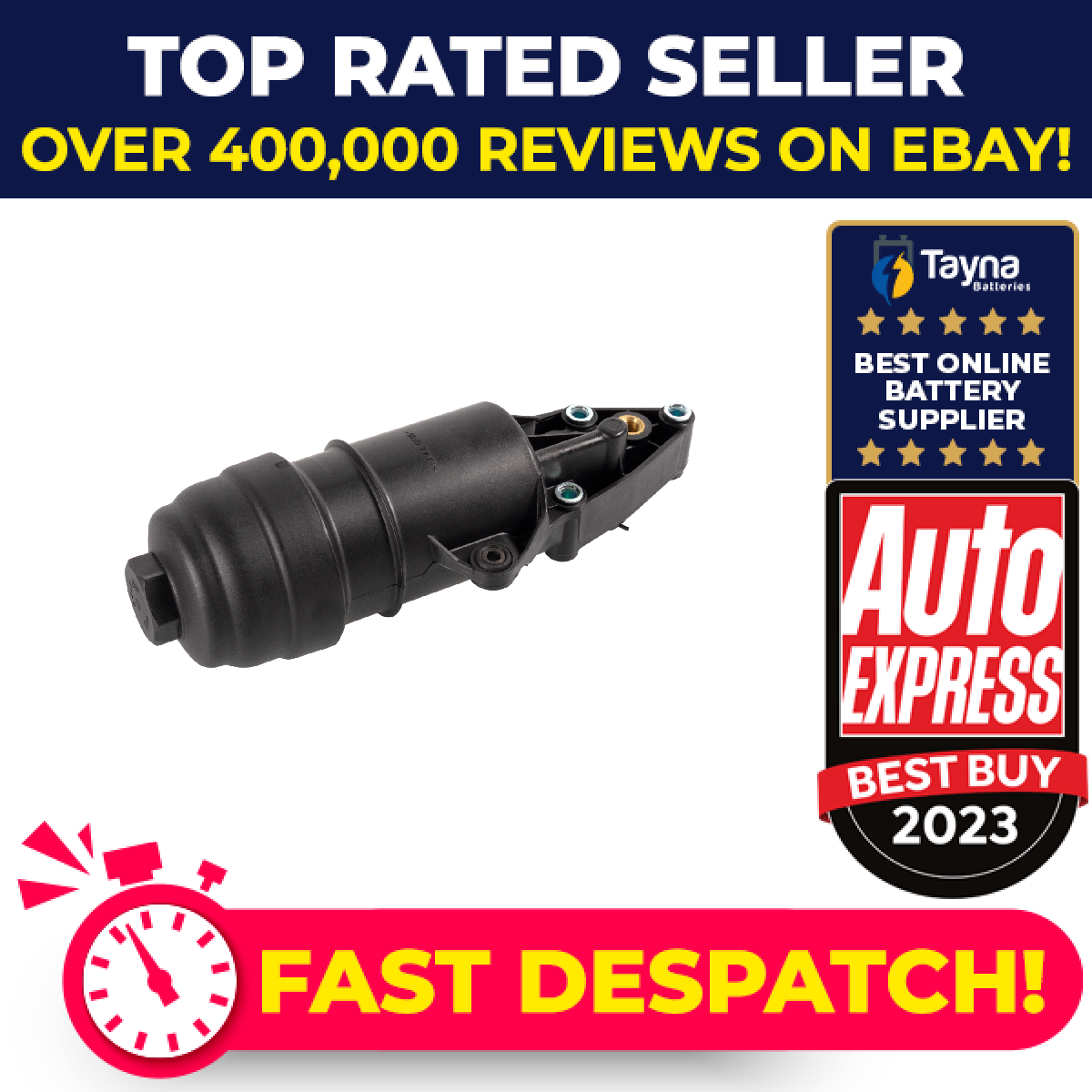 Oil Filter Housing fits AUDI A4 B7, B8 3.0 3.2 05 to 15 AUK Blue Print Quality