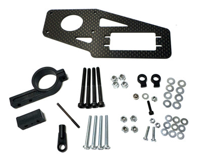 X cell MA 0818 XL SE CT PRO Graphite Rear Rudder Servo Mounting Kit 