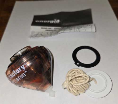 YoYo Factory Short Circuit Fixed Top Spin Top Slightly Used with Instructions