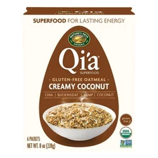 Nature's Path Organic Qi'a Creamy Coconut Instant Oatmeal, 8 Ounce