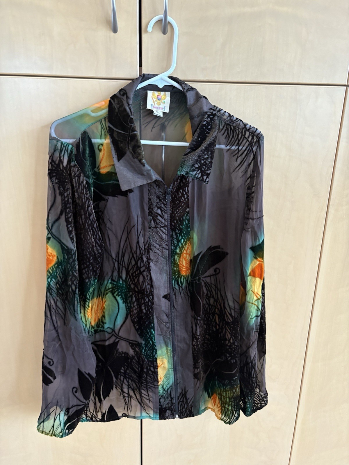 Ameri Mode Velvety Top/Jacket – Retro Boho Chic s… - image 1