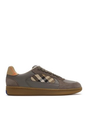 BURBERRY Terrace Tower Sand Check Sneakers New & Authentic