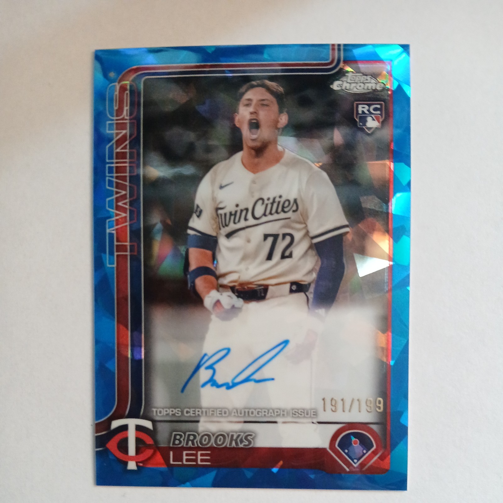 2025 Topps Chrome Sapphire Edition - Rookie Autographs Brooks Lee /199 (AU, RC)
