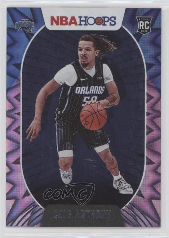 2020-21 Panini NBA Hoops Purple Explosion Cole Anthony #234 s5j