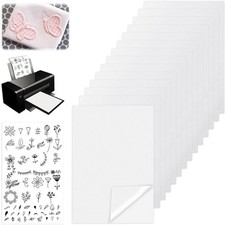 14 St&uuml;ck Stickvlies Wasserl&ouml;slich Selbstklebend A4 (29.7x21cm) Stickereipapier