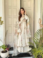 GOWN SALWAR KAMEEZ PAKISTANI INDIAN WEDDING PARTY WEAR DRESS BOLLYWOOD SUIT NEW