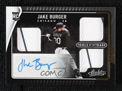 2022 Panini Absolute 106/199 Jake Burger #TT3S-JB Rookie Auto RC 0g03