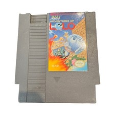 Adventures of Lolo Nintendo NES 1989 HAL America Puzzle Game Cartridge