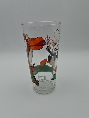 Vaso de coleccionista Pepsi Cola Looney Tunes Daffy Duck & Taz 1976 | Excelente estado - Imagen 2 de 9