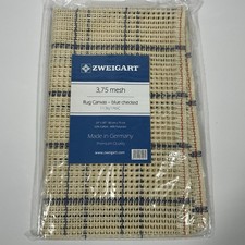 Zweigart Rug Canvas 3.75 Mesh 24"x30" Polyester Cotton NEW