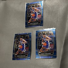 2x Jaden Springer RC Lot! 2021-22 Panini Select Blue Concourse #85 Rookie Card