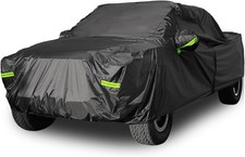 Pickup Truck Cover Waterproof All Weather, XL-Length 230 to 242, Black