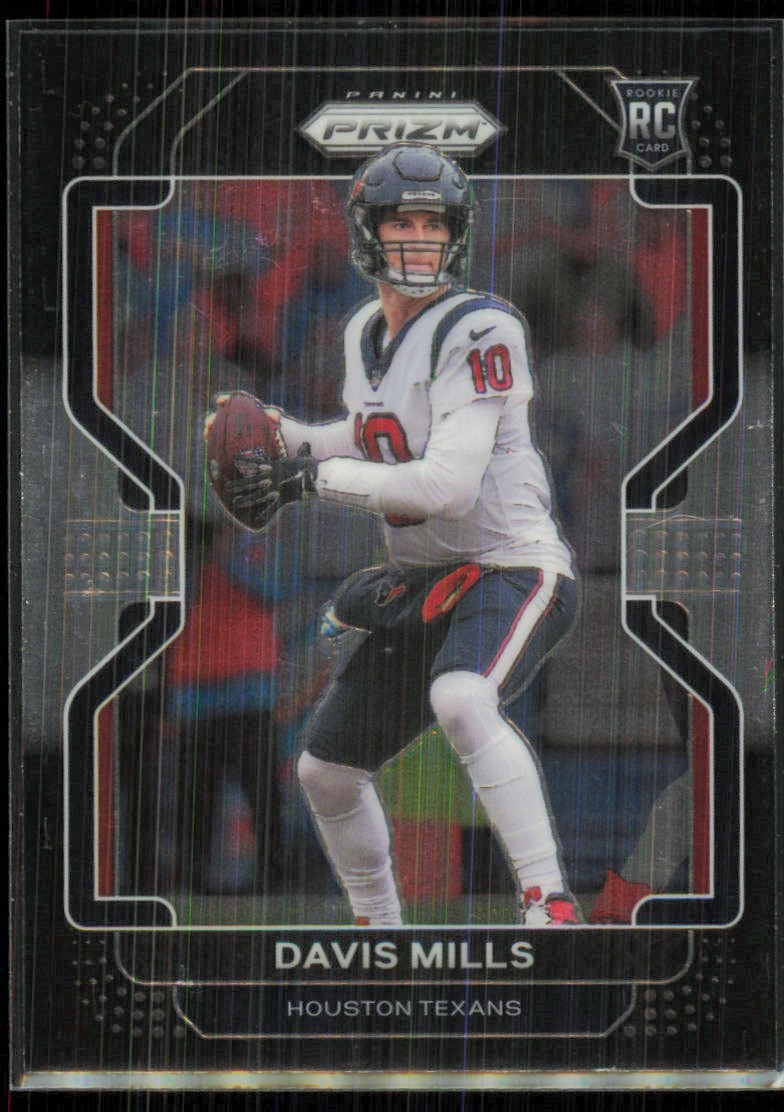 2021 Panini Chronicles Prizm Black Davis Mills Rookie #PB-15