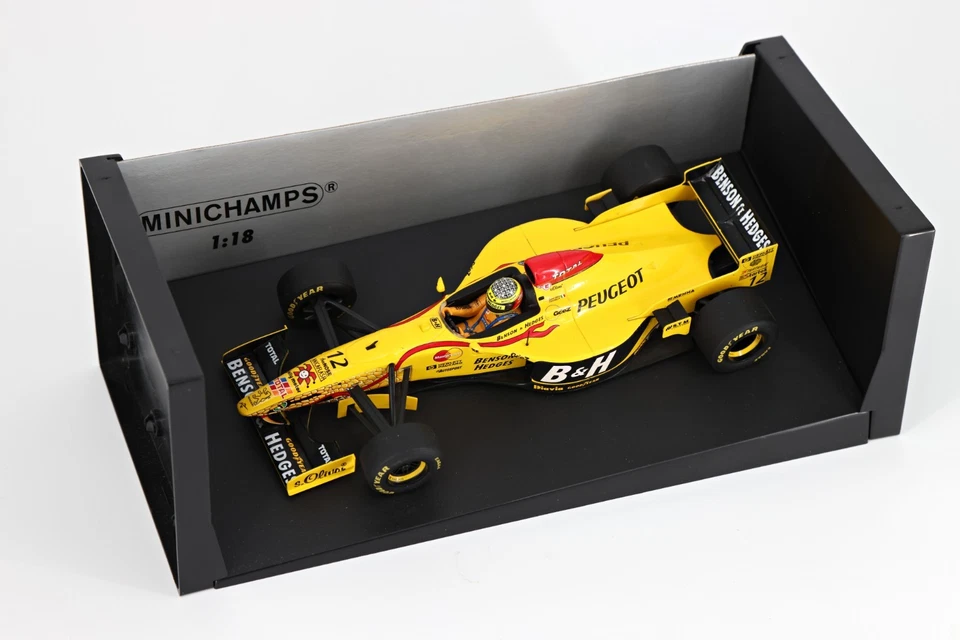1997 Minichamps F1 1/18 Jordan 197 Ralf Schumacher Giancarlo Fisichella Bensons - Image 2 of 4