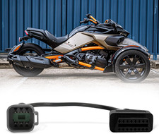 6 Pin to 16 Pin CAN OBD2 OBDII Diagnostic Adapter Cable Fits CAN AM Moto ATV UTV
