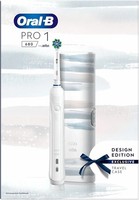 Oral-B Pro 1 680 Electric Toothbrush Design Edition Rechargeable White with Case