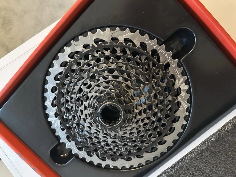 SRAM XG 1295 Black - XX1 X01 AXS Eagle - 10 / 50 - 12 Speed Cassette - Low Miles - Image 4 of 4