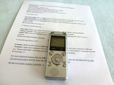 Frequently Asked Questions of how to connect olympus voice recorder to computer