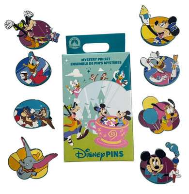 Disney Mickey Mouse & Friends-BEST DAY EVER-Mystery Pin Blind Pack FULL SET of 8