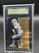 1995 Action Packed Rookies & Stars 24Kt Gold Team Emmitt Smith #12 SGC 96 MINT
