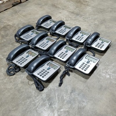Lot Of 10 Cisco CP-7912G Unified IP Phones - USED