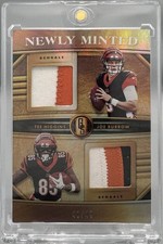 2020 Gold Standard Joe Burrow Tee Higgins Newly Minted Duals Jersey RC  40/49
