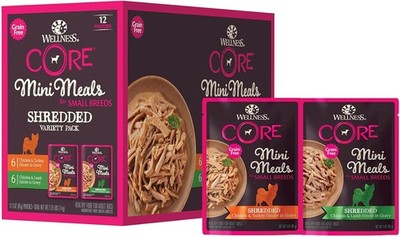 Target 3 Ounce 12 Pack Grain Free Wet Dog Food Pate Variety Pack Mini Meals