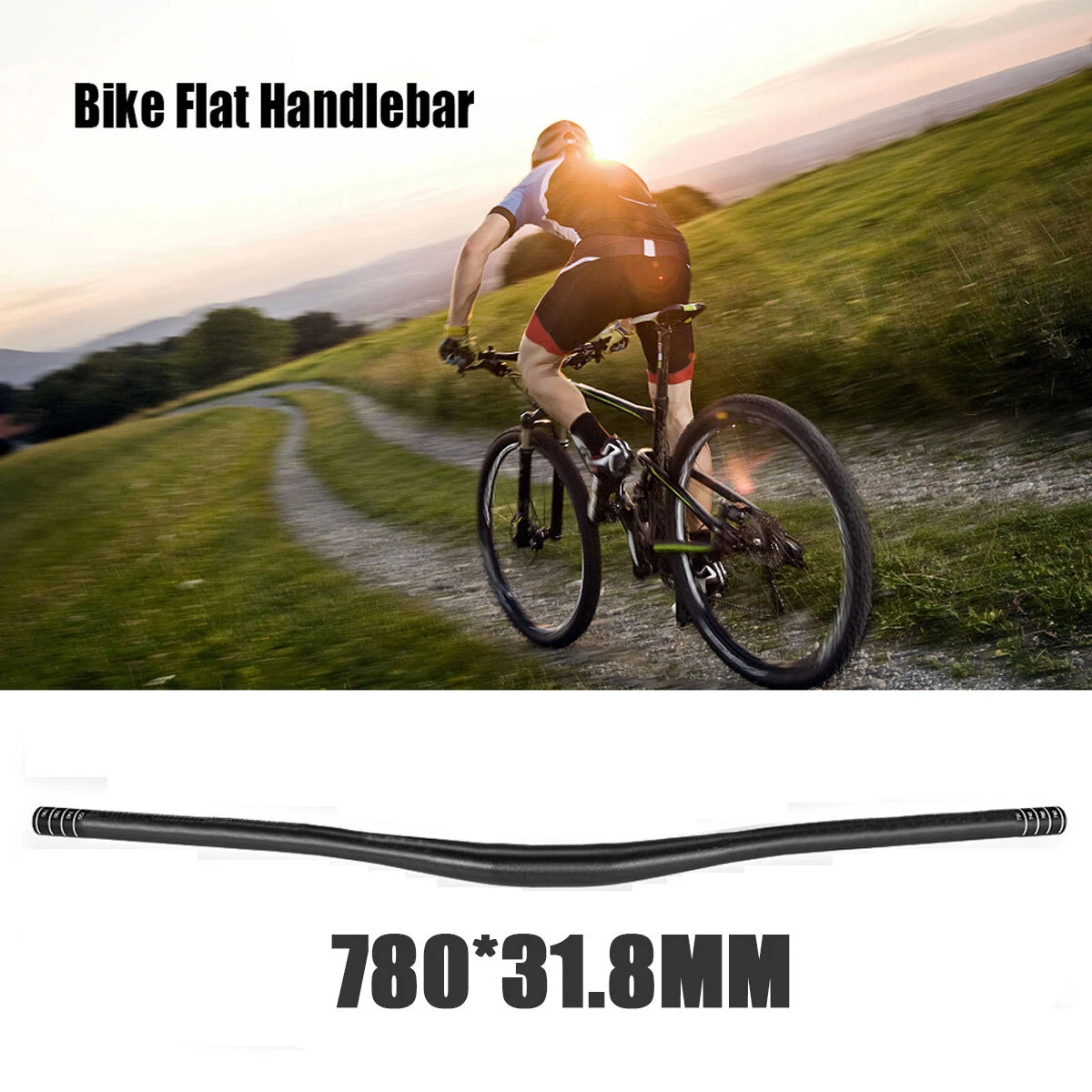 WAKE Aluminum Alloy MTB Bike HandleBar Bicycle Cycling Flat Bar