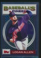 2020 Topps Baseball's Finest Flashbacks #41 Logan Allen Cleveland Indians