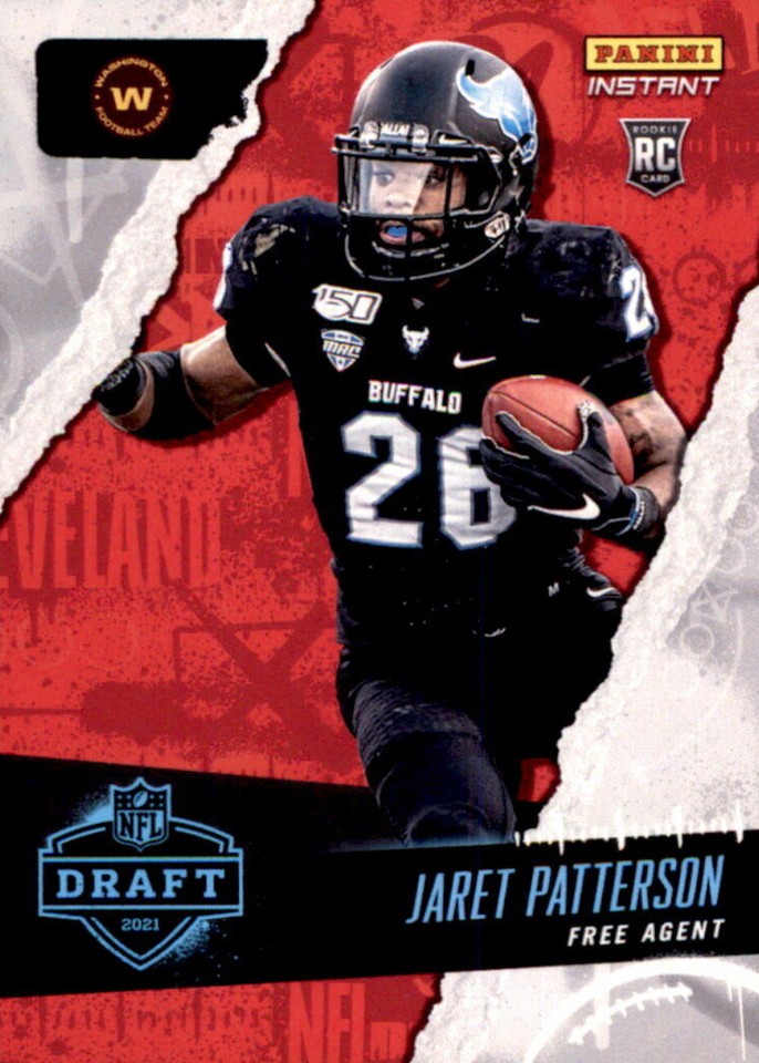 2021 Panini Instant NFL Jaret Patterson #38 - 1 of 1