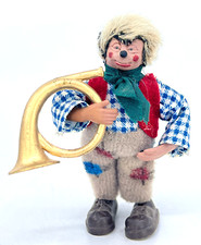 Orig Peter Austria Macky Hedgehog French Horn Player 10cm 4in Steiff Mecky Vtg