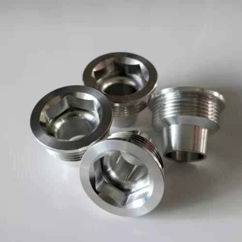 4X For Audi A4 1.8T TT Upgrade Aluminum Fuel Injector Insert Cup Seat 06B133555H - Picture 2 of 10