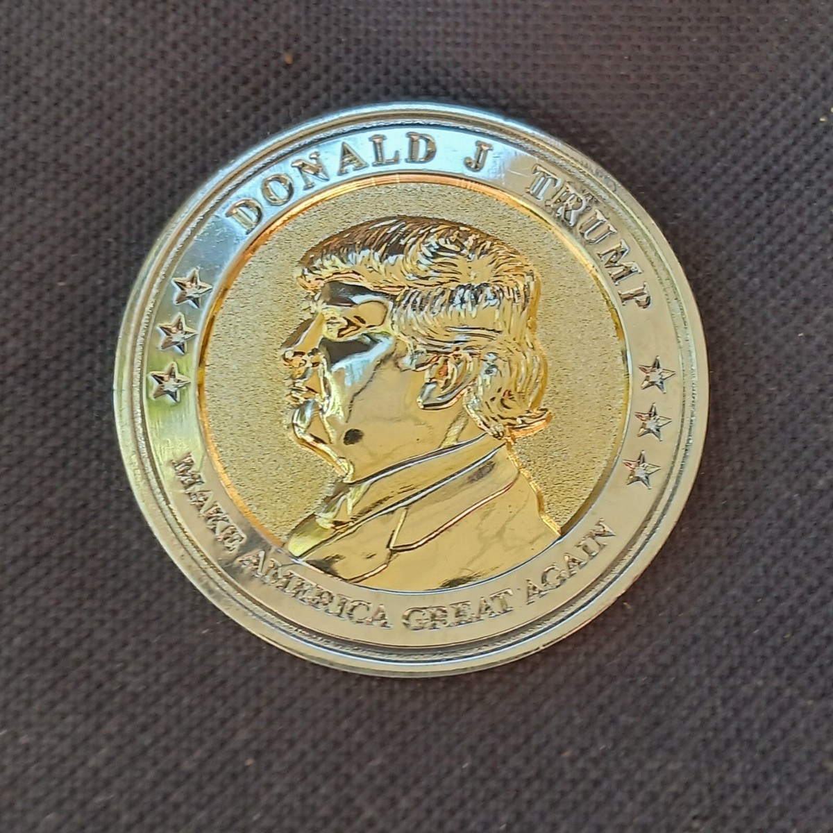 Rare Gold & Silver Trump 2017 Inauguration Commemorative Coin
