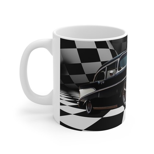 Classic Hot Rod Ceramic Mug 11oz - Picture 4 of 6