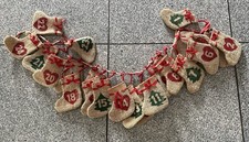 Adventskalender, kleine Säckchen