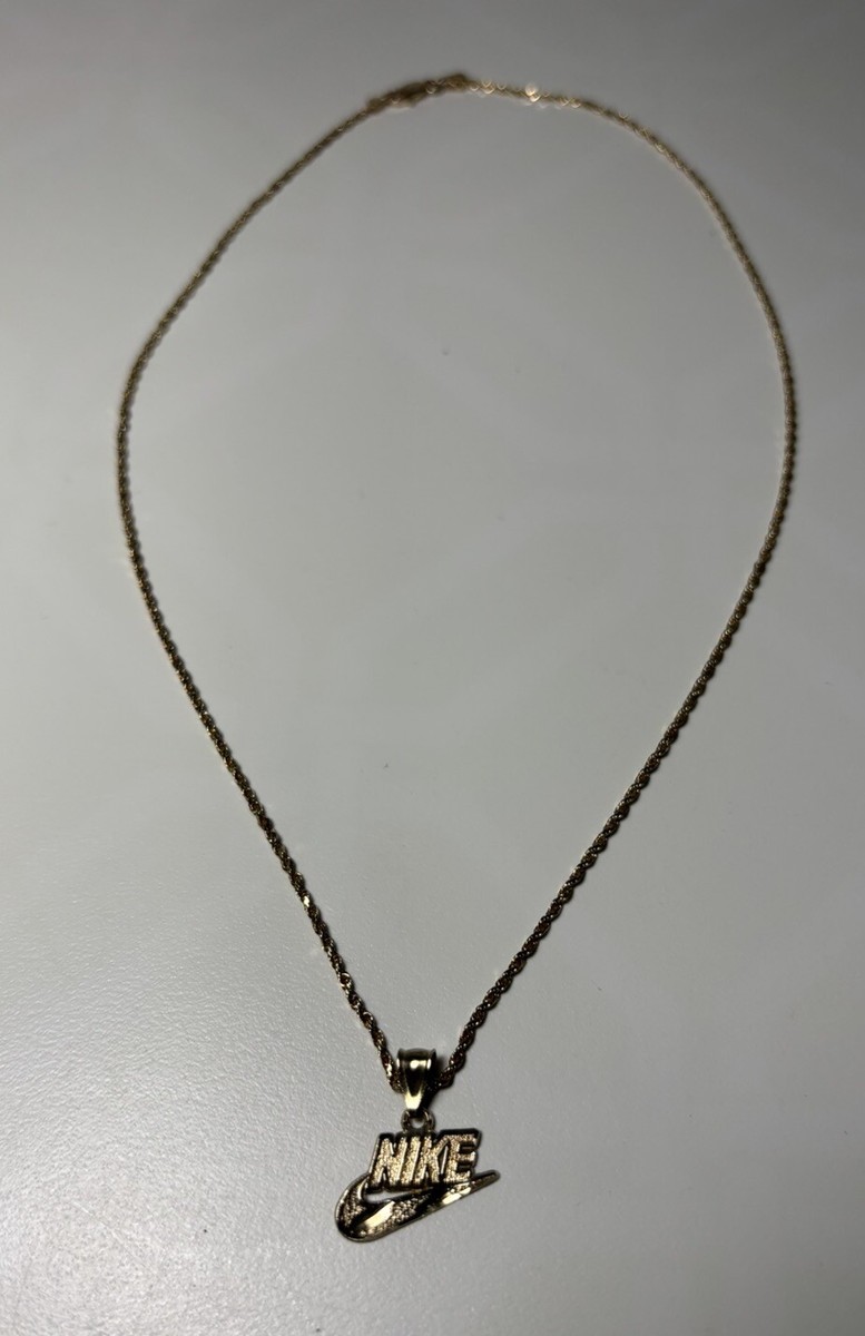 14K YELLOW GOLD SWOOSH PENDANT ナイキ　ネックレス 14K YELLOW GOLD SWOOSH PENDANT ナイキ ネックレス 14K YELLOW GOLD