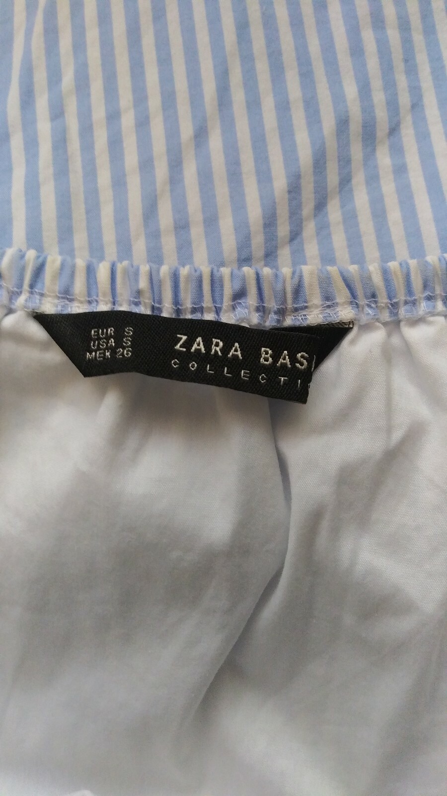 Zara top  Basic Collection Sz Us SMALL cropped - image 11