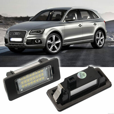 2x LED Kennzeichenleuchte AUDI Q5 8R VFL bis 06.2012 Nummernschild