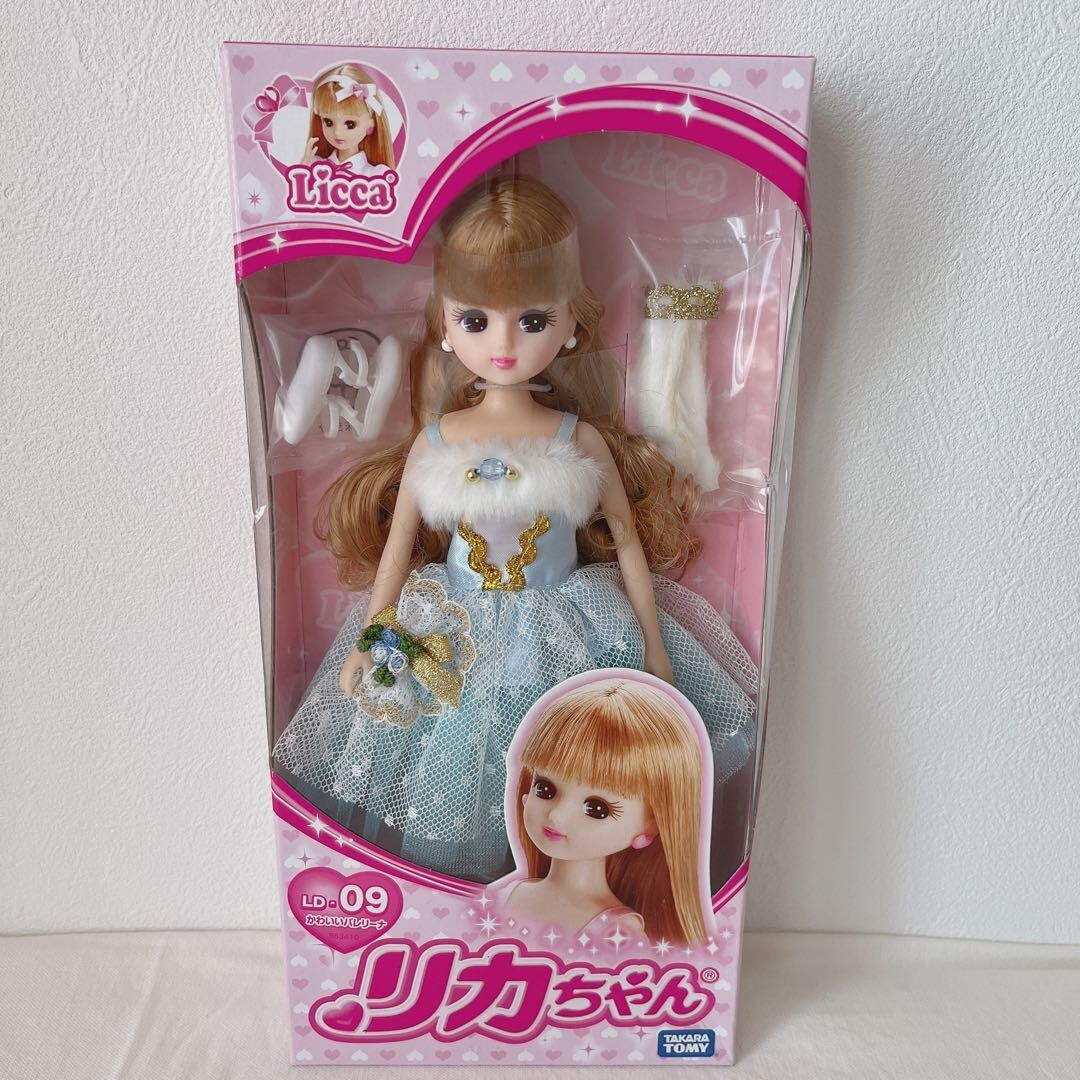 Licca chan Ballerina LD-09 Ballet Blue Dress TAKARA TOMY Doll Cute 