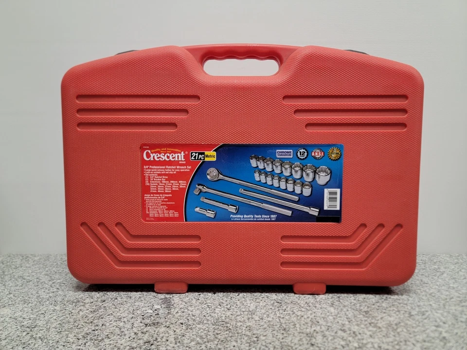 Crescent CTK21ME 21pc 3/4in Dr. Professional Ratchet Wrench Set - Image 4 of 4