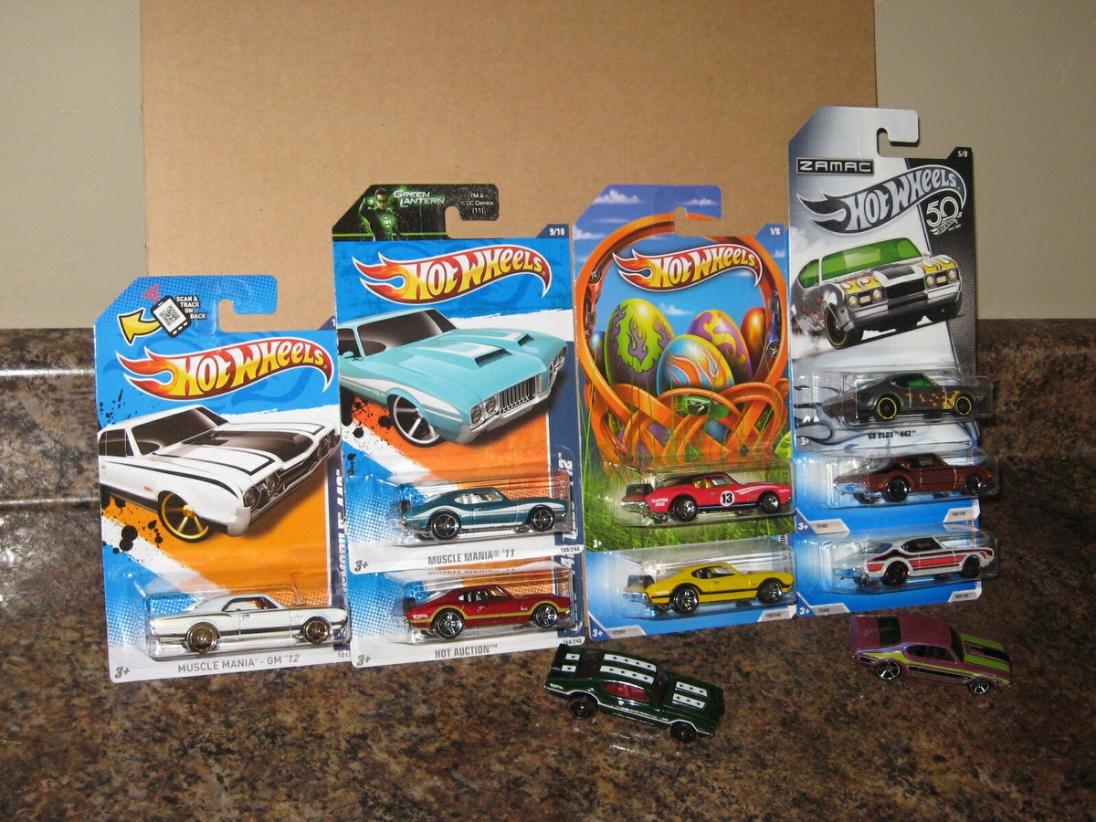 Hot Wheels Olds 442 Muscle Mania ’11, Modellino Auto 1:64 In Pressofuso, Collezione - 6